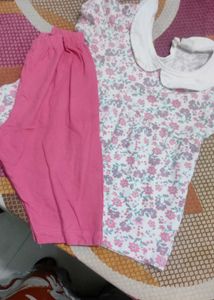 Cute Floral Baby Outfit