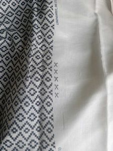 Brand New ( Off-White Colour Linen Saree )