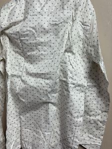 Patterned Cobb White Shirt