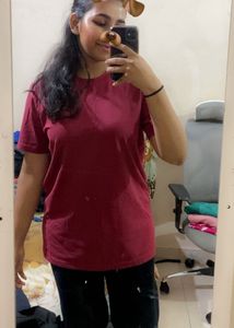 Maroon T-shirt