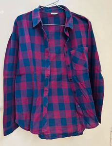 Only Checked Flannel Shirt