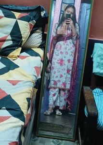 Gota Patti Kurta With Plazzo And Dupatta