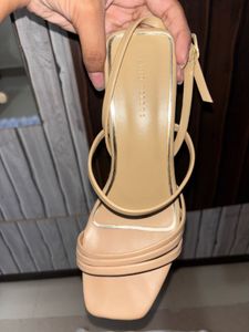Squared Nude Heels