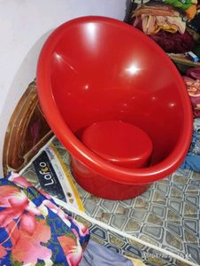 Red Round Chair