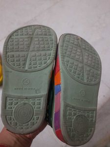 Boys Green Clogs Size 10