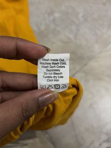 Yellow Casual T-Shirt