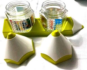 Cute Pencil Dryfruits Storage Jars
