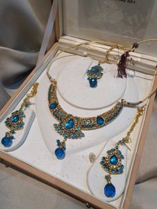🔥🎀💙Women Wedding Wear Jewellery Set 💙🎀🔥