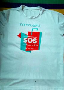 Pantaloons White Graphic T-Shirt