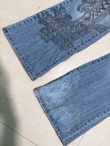 Embellished Flare Jeans