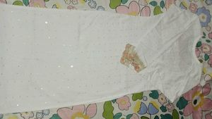 White Embroidered Kurta