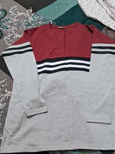 Color Block Long Sleeve T-Shirt (xxl)