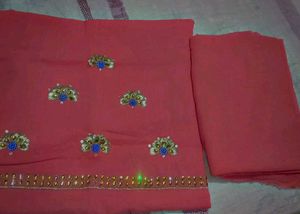Rajputi Cotton Jod With Odhni Pitch Colour