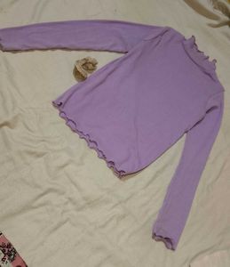 High Neck Lavender Top 💜🌼
