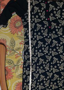 Paisley Print Tunic Blue Top