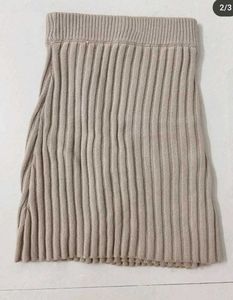 Knit Ballerina Warp Skirt