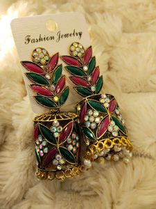 Leaf Design Fashion Earrings