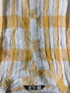 Yellow Plaid Top