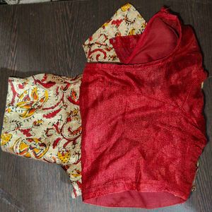 COMBO OF TWO PRINTED COTTON BLOUSE