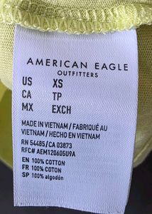 American Eagle Graphic Tee - Lemon Yellow