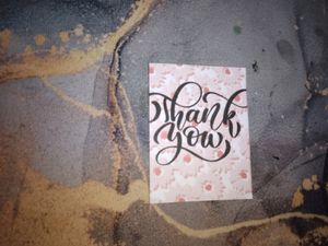 Small Thank You Card 10 Piece