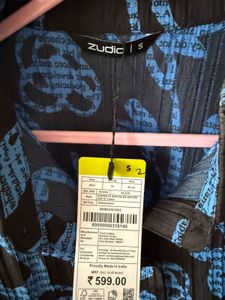 Zudio Black &amp; Blue Print Shirt