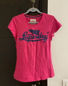 Pink Superdry Vintage Tee