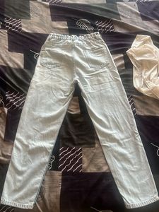 Light Wash Wide Leg Jeans