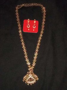 Haaram With Two Set Of Matching Earrings