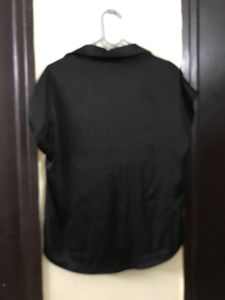 Equestrian Satin Printed Shirt Fits S-M