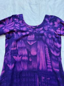 Purple Kurta Set with Dupatta