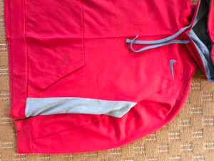 NIKE FIT RED  HOODIE