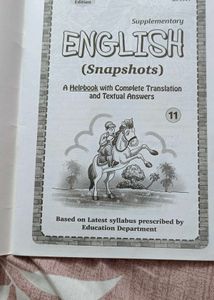 English Snapshots - Class 11