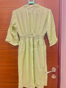 Green Floral Dress