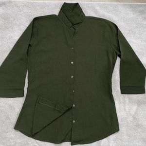 Olive Green Button-Down Shirt That You Want🤗
