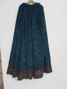 Teal Embroidered Lehenga Choli✨🔥