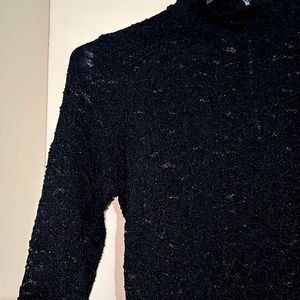 Elegant Black Lace Top
