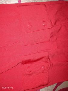 beautiful 😍 Chic Red Shirt Dress