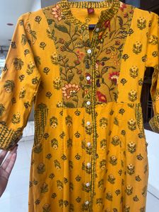 Mustard Color Kurta