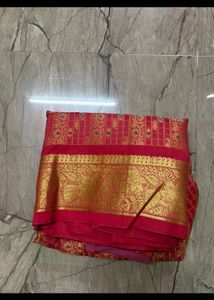 ⚡Flash Sale:Beautiful Red Lehenga/Pavadai/Parikin