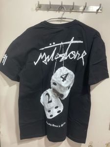 Black Graphic Print T-Shirt