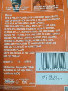 Gillette Fusion5 Razors (2-Pack)