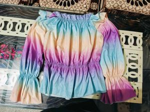 Colorful Ombre Top