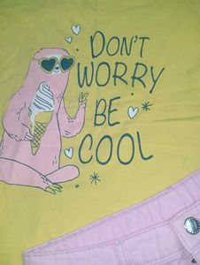 Girls Summer Outfit: Tee &amp; Shorts