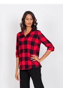 Red &amp; Black  Plaid Shirt