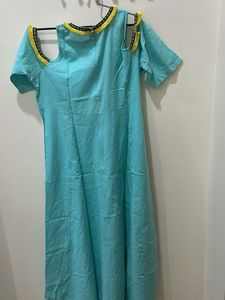 Elegant Blue Ethnic Dress