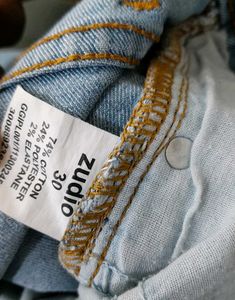 High Waisted Blue Jeans