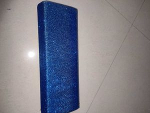 Blue Glitter Clutch