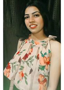 Floral Tie-Shoulder Top