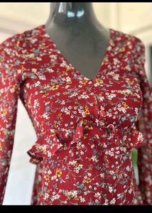 Floral Print Mini Dress